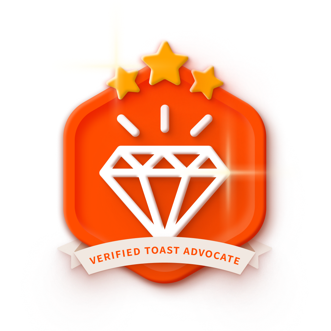 Verified Toast Advocate badge